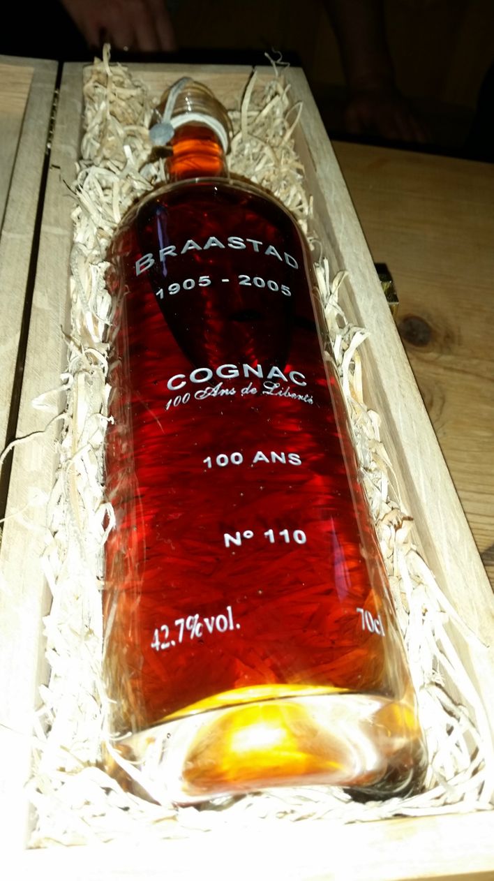 Over 100 år gamal Braastad. 
Braastad Cognac 100 Ans dei Liberte